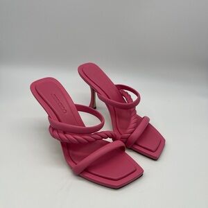 Jimmy Choo Diosa 90 Leather Sandal Pumps